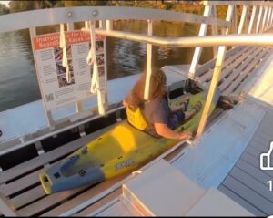 Boardsafe Tulsa OK adaptive paddler entering launch