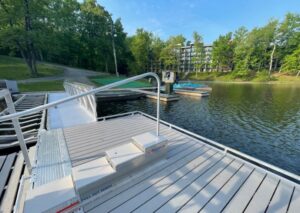 BoardSafe Docks Acorn Lake Adaptive Kayak boarding dock
