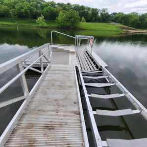BoardSafe adaptive kayak launch Lone Star Lake Park gangway