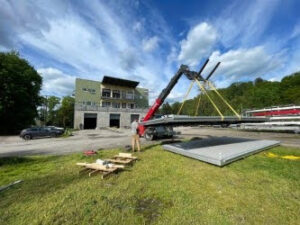BoardSafe Verona Dock being delivered