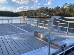 Baker Park BoardSafe Adaptive Kayak Launch full view