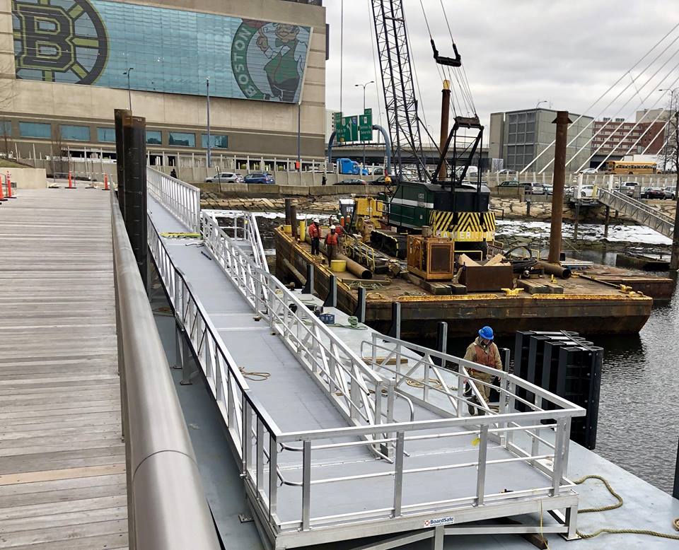 100-Foot Aluminum Gangway Built for Boston Harbor, MA