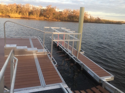 ADA Accessible Kayak Boat Launch Installed at 5 Rivers State Park in Alabama