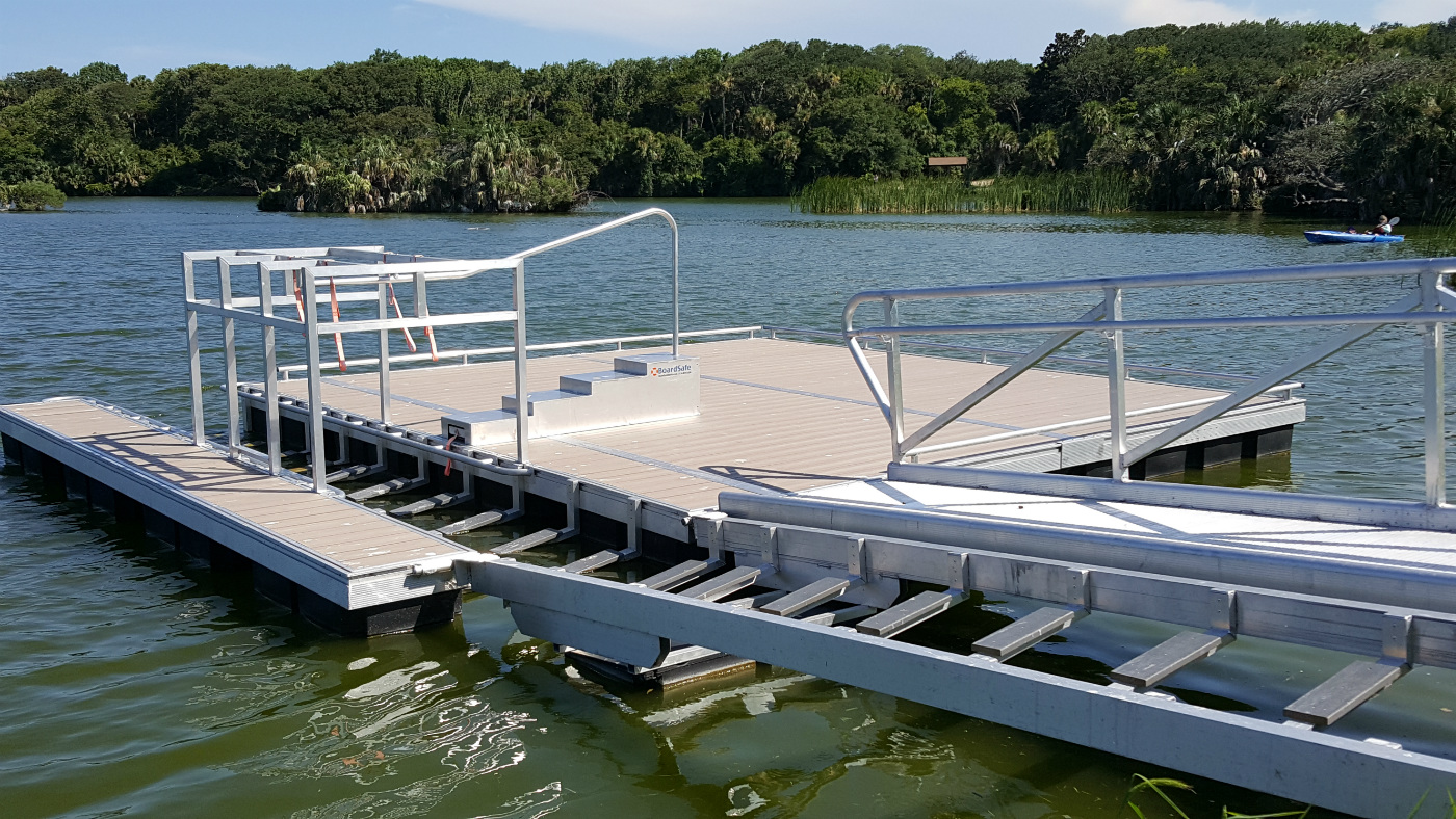 Accessible Kayak Launch Installed at Hanna Park in Florida