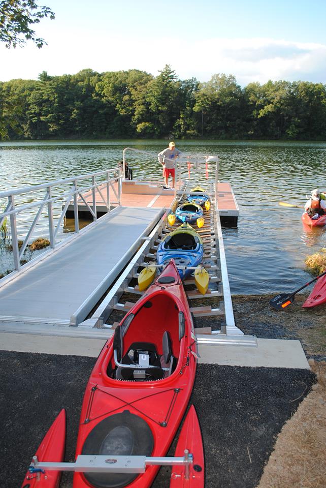 ADA Kayak Dock Launch for Adaptive Paddlers Unveiled in Beltzville, PA, State Park Lake