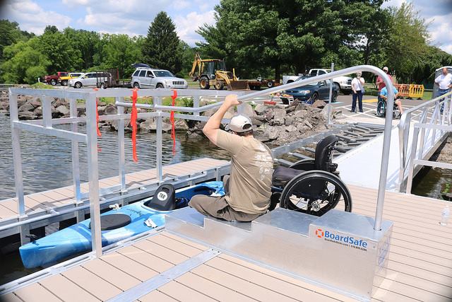 Lake Nockamixon, PA, Accessible Kayak Launch and Adaptive Park Opens