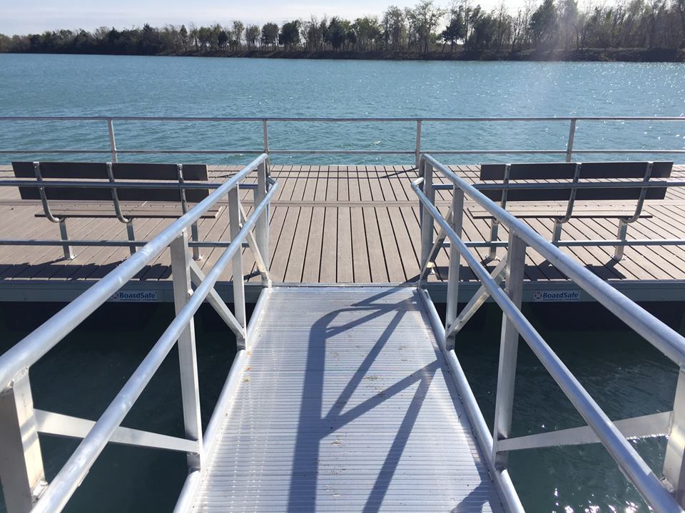 New Aluminum Fishing Pier and ADA Boat Launch for Lake Friendswood Park, TX  - BoardSafe Docks