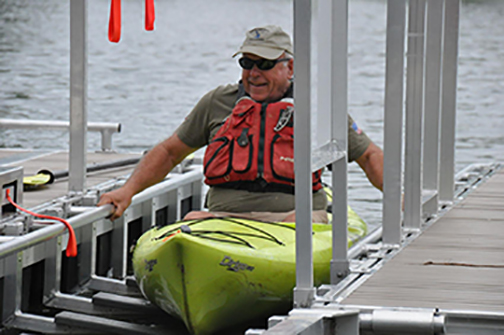 Adaptive Kayak Launch