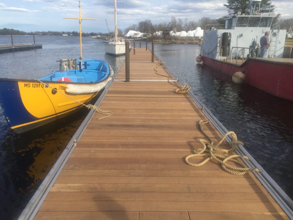 Floating Docks Manufactured and Installed on Massachusetts River