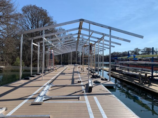 Texas Rowing Center Austin Gets New BoardSafe Docks and Storage
