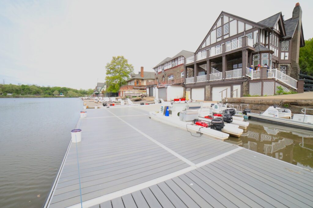 New Dock Makes PA Barge Club Envy of Boathouse Row