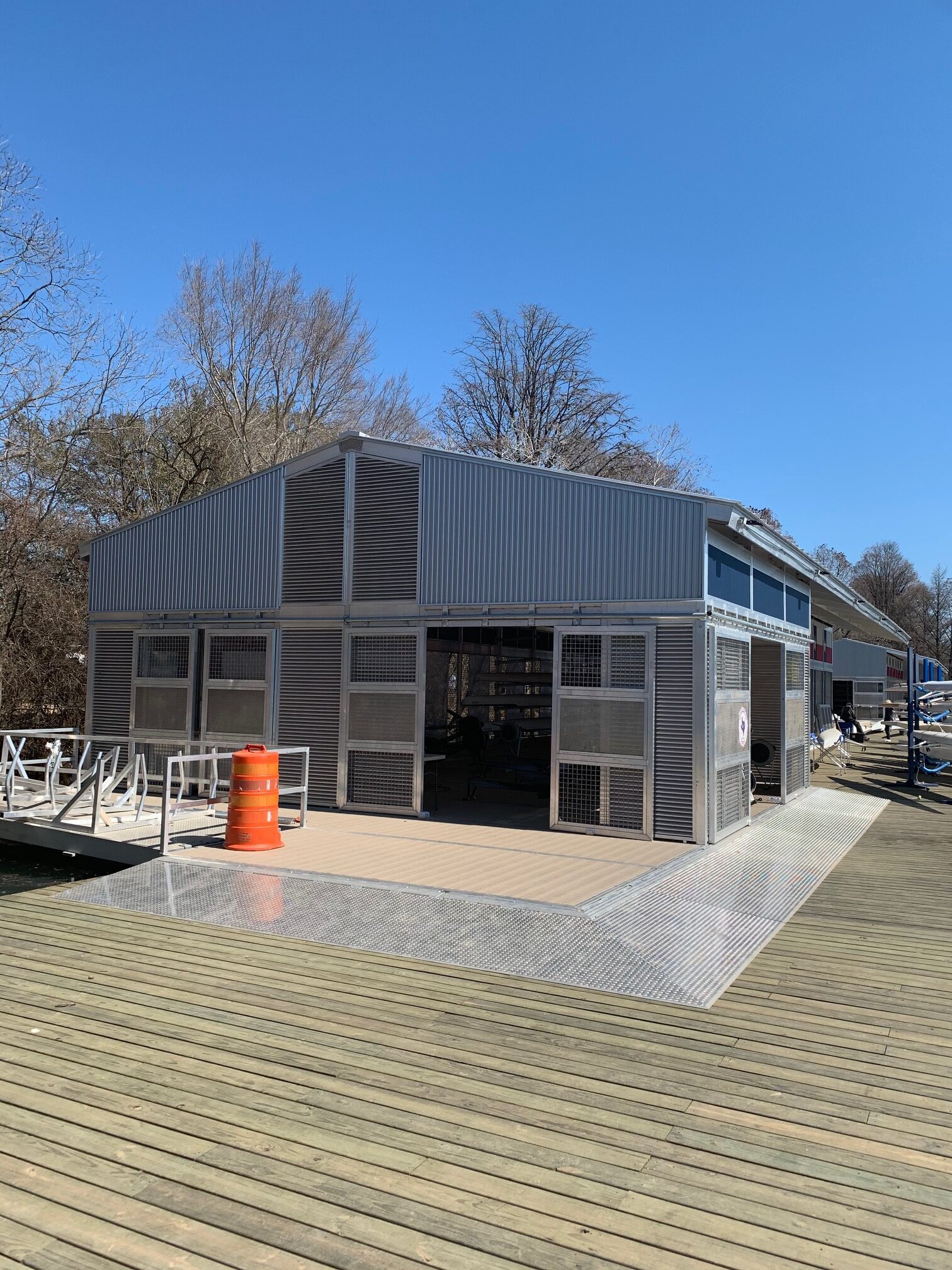 Texas Rowing Center Shellhouse Texas Rowing Center Austin Gets New BoardSafe Docks and Storage ...