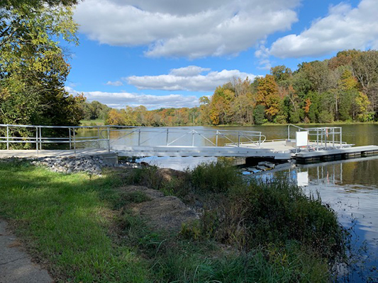 BoardSafe Adaptive Fishing Dock and Kayak Launch at McNeely Lake Park, Louisville, KY