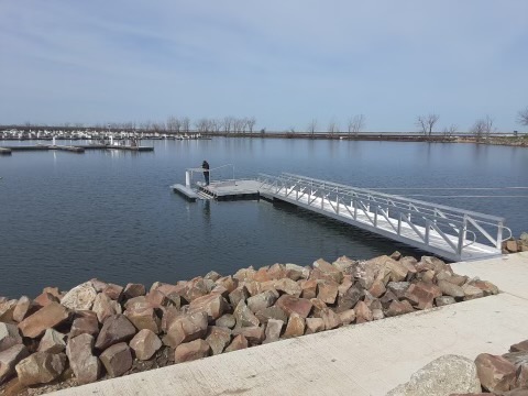 Cleveland Metroparks 55th Street Marina Kayak Launch and Gangway