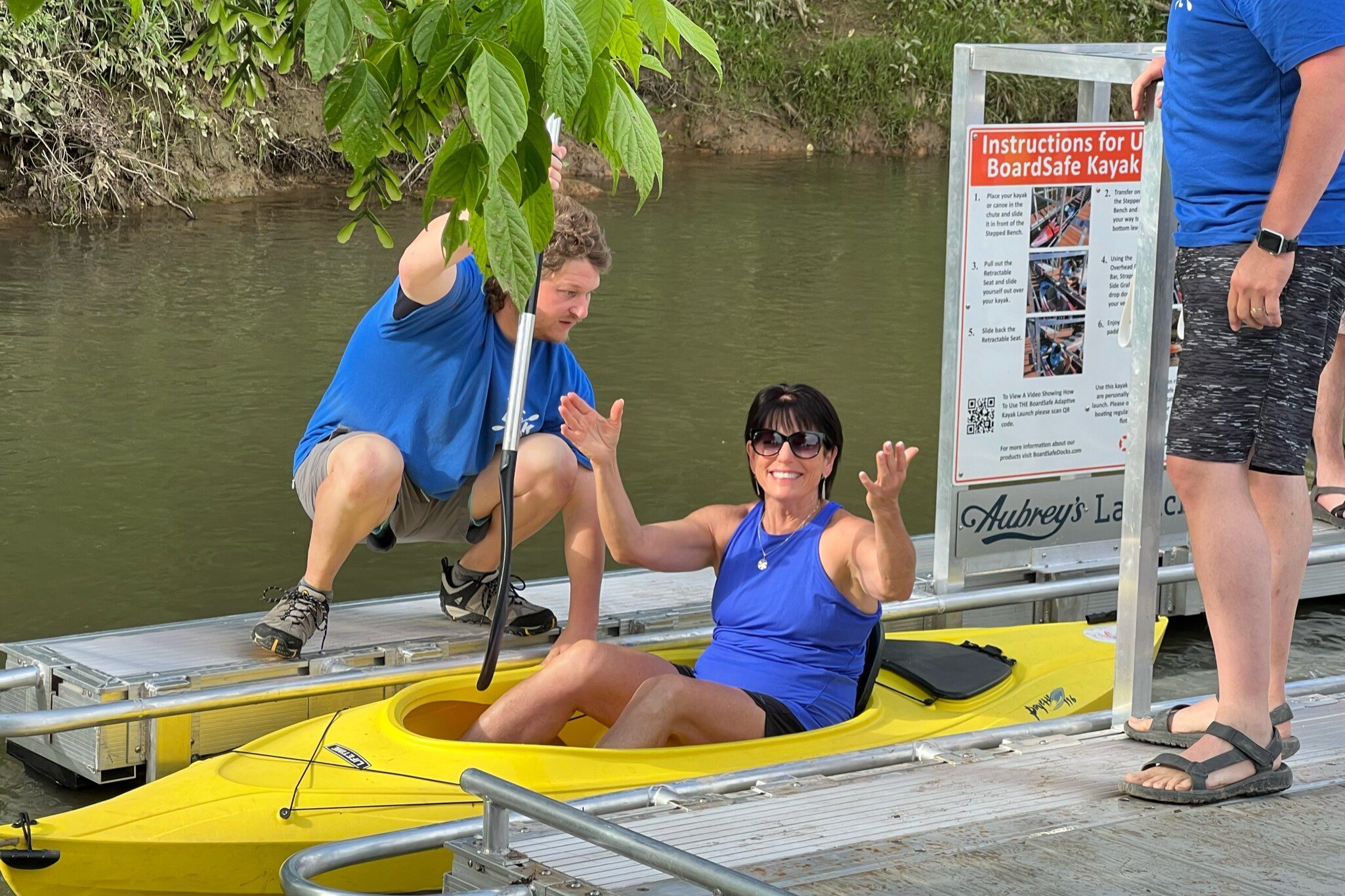 Beaver Creek Knoxville Lady in Kayak
