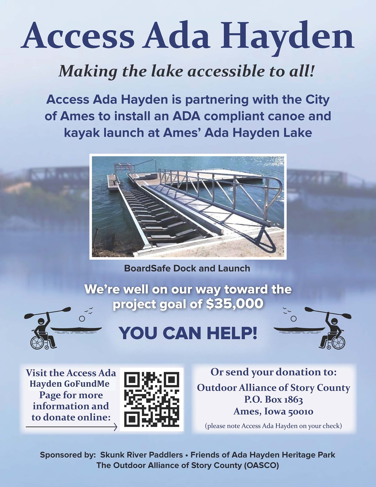 Ames, Iowa, Increases Accessible Amenities at Ada Hayden Heritage Park