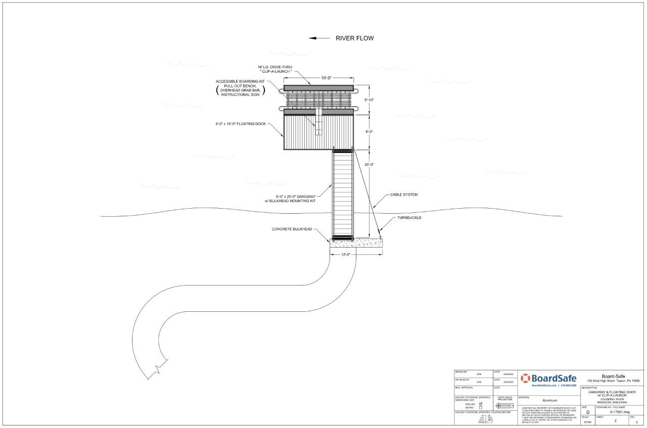 Accessible Launch with Adaptive Features in Couderay, WI