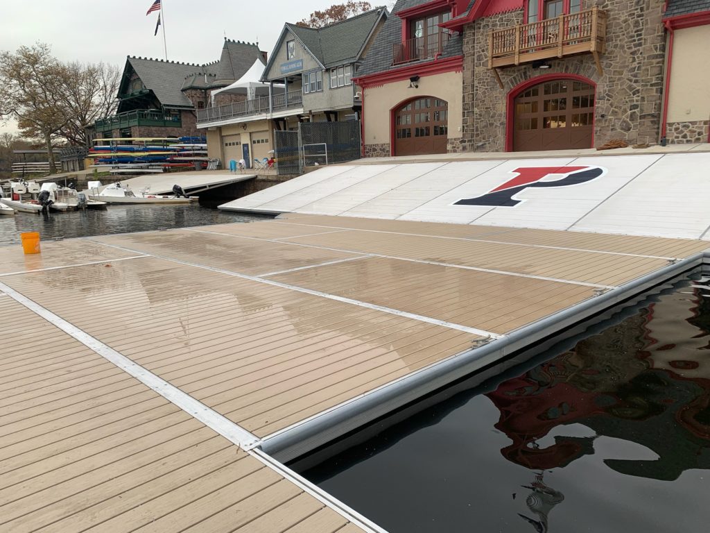 Floating Aluminum Rowing Docks and Accessories with TimberStrong