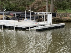 Mill Pond NJ Floating Aluminum Dock