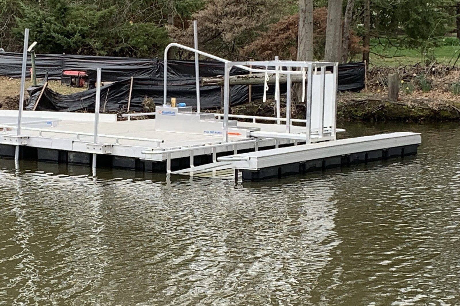 Mill Pond NJ Floating Aluminum Dock