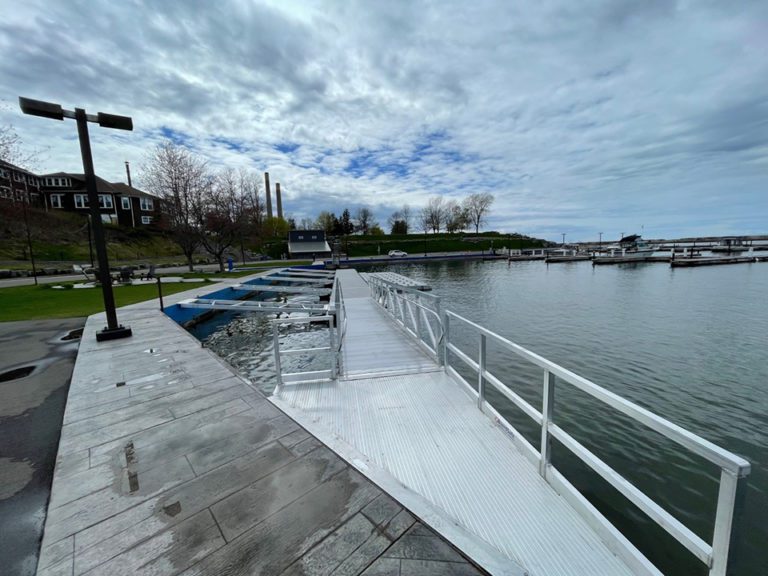 Oswego, NY, Adds BoardSafe Personal Watercraft Docks to Their Marina