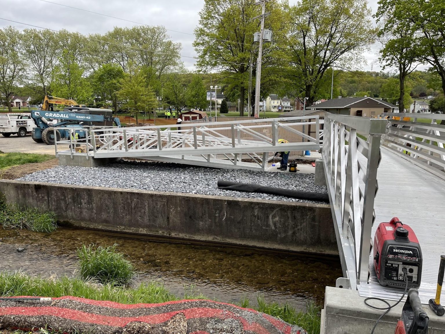 BoardSafe Builds Pedestrian Bridge for Fleetwood Borough