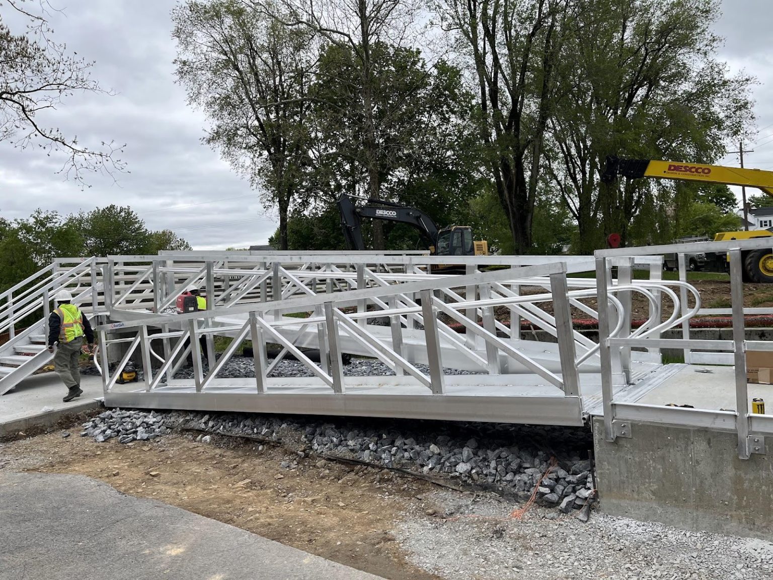 BoardSafe Builds Pedestrian Bridge for Fleetwood Borough