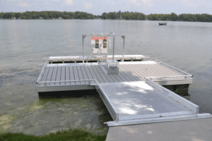 Rice Lake Adaptive kayak launch and dock