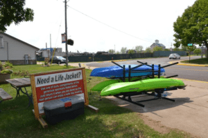 Rice Lake kayaks