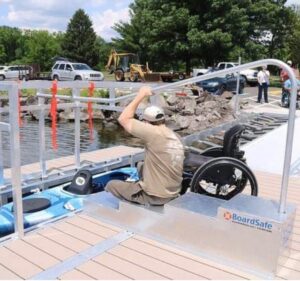 BoardSafe Adaptive Kayak Launch