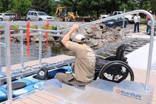 BoardSafe Adaptive Kayak Launch