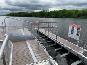 floating dock kayak launch