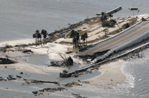 Sanibel Hurricane Ian shore damage