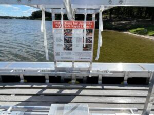 Scofield Park BoardSafe Kayak Launch Instructions