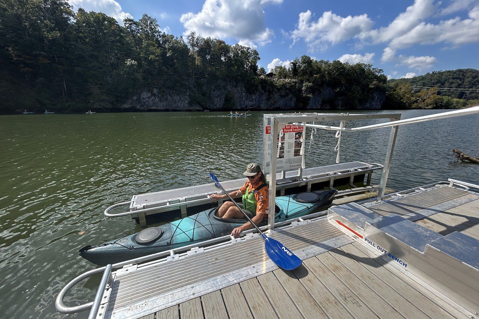 kayaker in BoardSafe launch-2