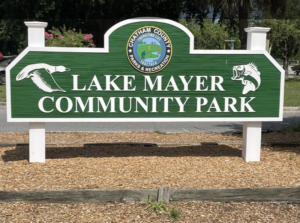 Savannah Lake Meyer sign