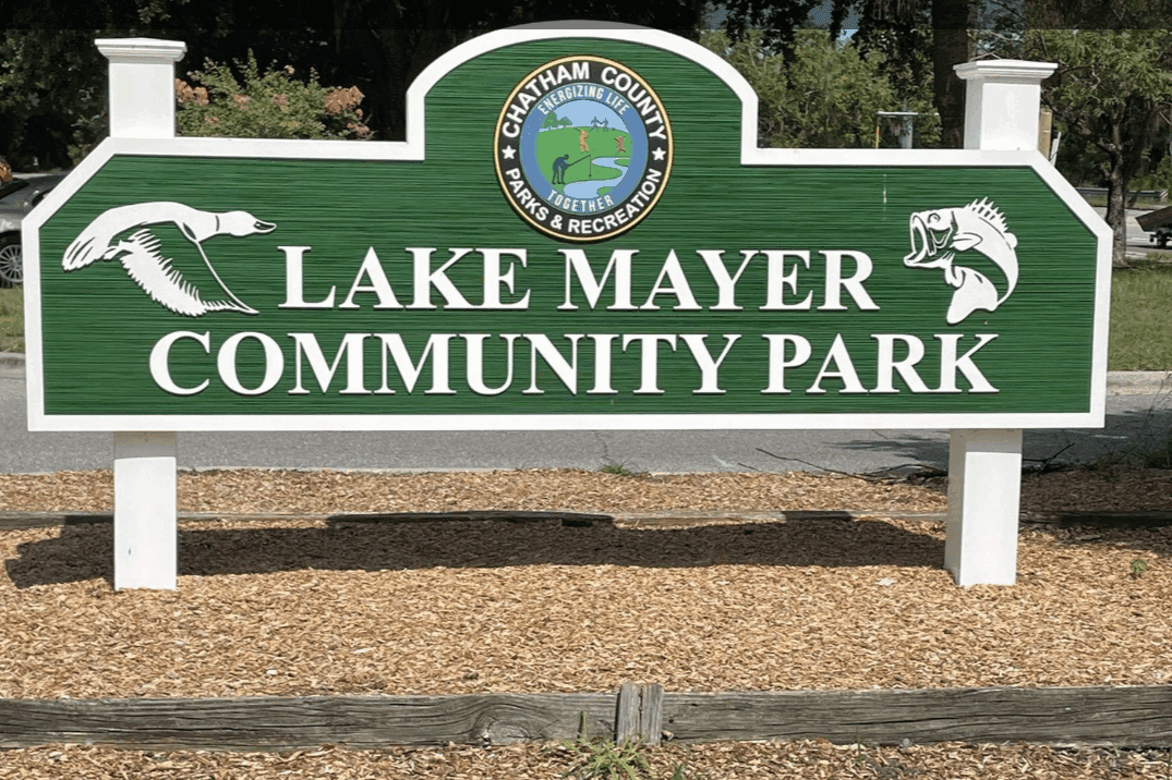 Savannah Lake Meyer sign