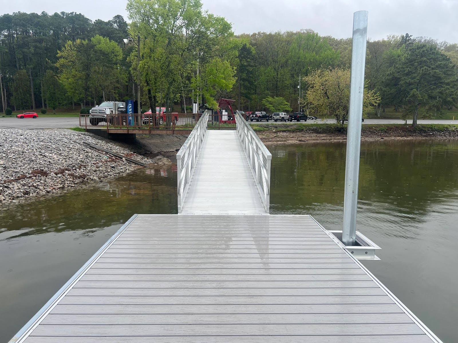Chester Frost Park's New 80-ft. Gangway, Accessible Fishing Pier ...
