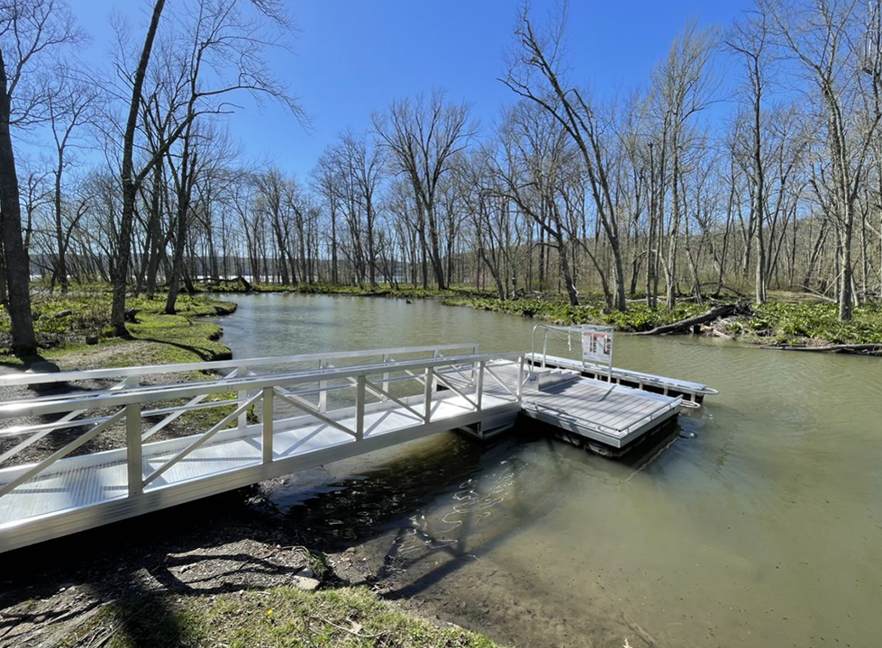 Glimmerglass State Park launch wide view