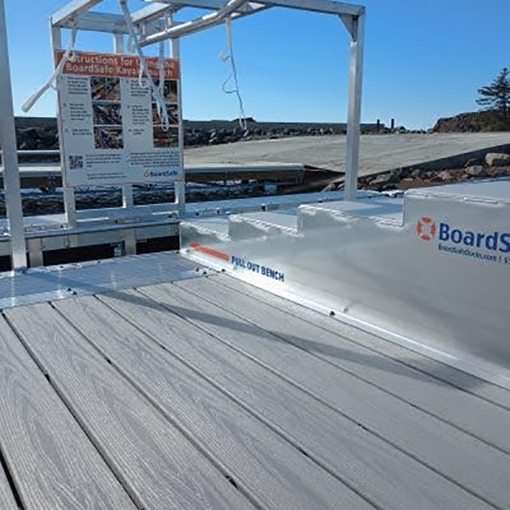 BoardSafe Adaptive Kayak Launch Installed at Grand Marais