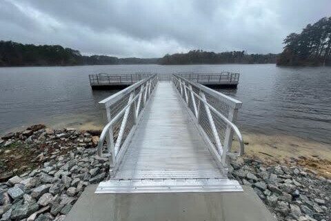 BoardSafe Accessible Fishing Dock Gangway View