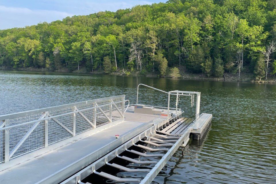 BoardSafe Docks Acorn Lake Adaptive Kayak Launch