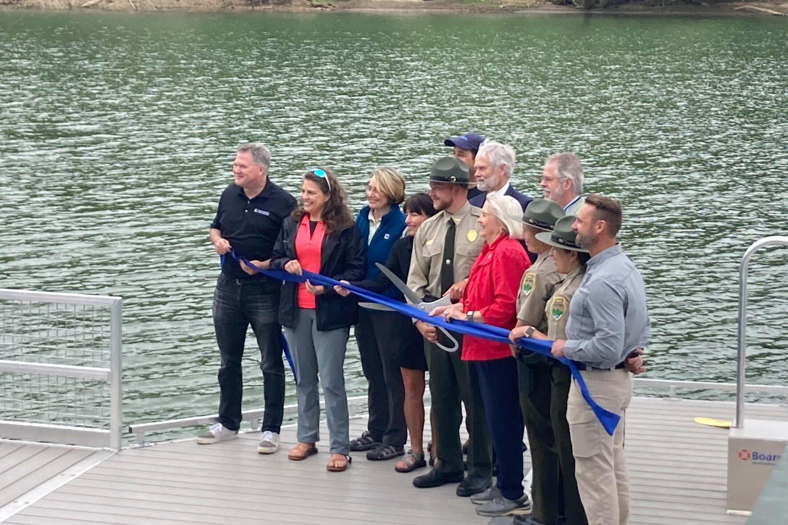 Observers on BoardSafe kayak launch