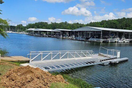 BoardSafe Pickwick Dam accessible gangway and kayak launch
