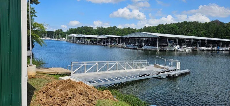 BoardSafe Pickwick Dam accessible gangway and kayak launch