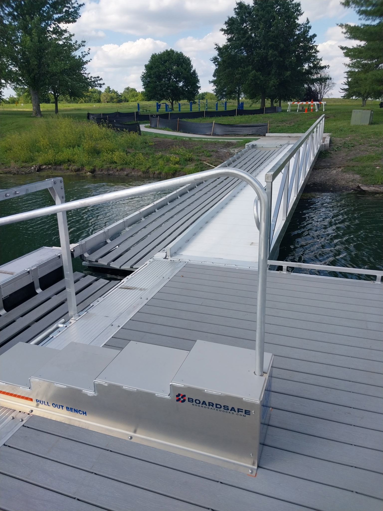 Heritage Park Adaptive and Accessible BoardSafe Kayak Launch