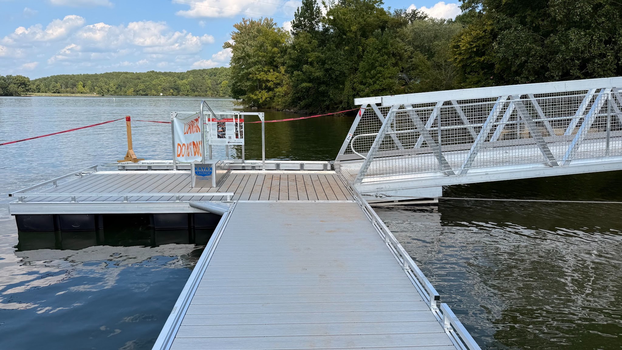 Ft Loudon Accessible BoardSafe Kayak Launch and Boat Dock